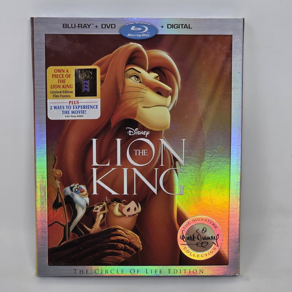 The Lion King The Circle of Life Edition NEW (Blu-Ray + DVD, 1994) Disney SEALED